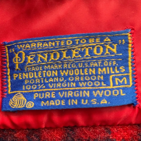 Vintage Men’s 70’s Pendleton Wool Flannel M - Picture 10 of 13